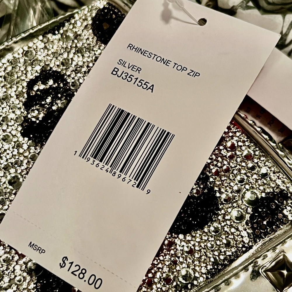 Betsy Johnson Rhinestone Skull Purse - Picture 7 of 8